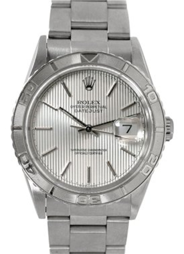 Rolex 16264 White Gold & Steel on Oyster Steel Tapestry with Silver Index